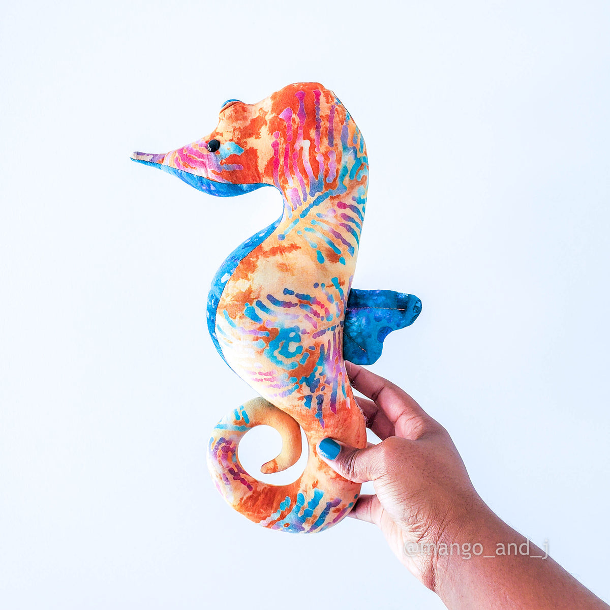 Teal the Seahorse Mango J – and